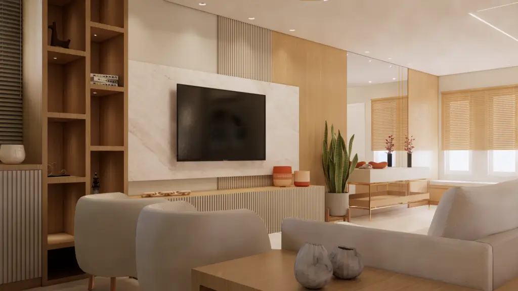 Sala Planejada - Luxo - Moderna - Limeira - VilarK